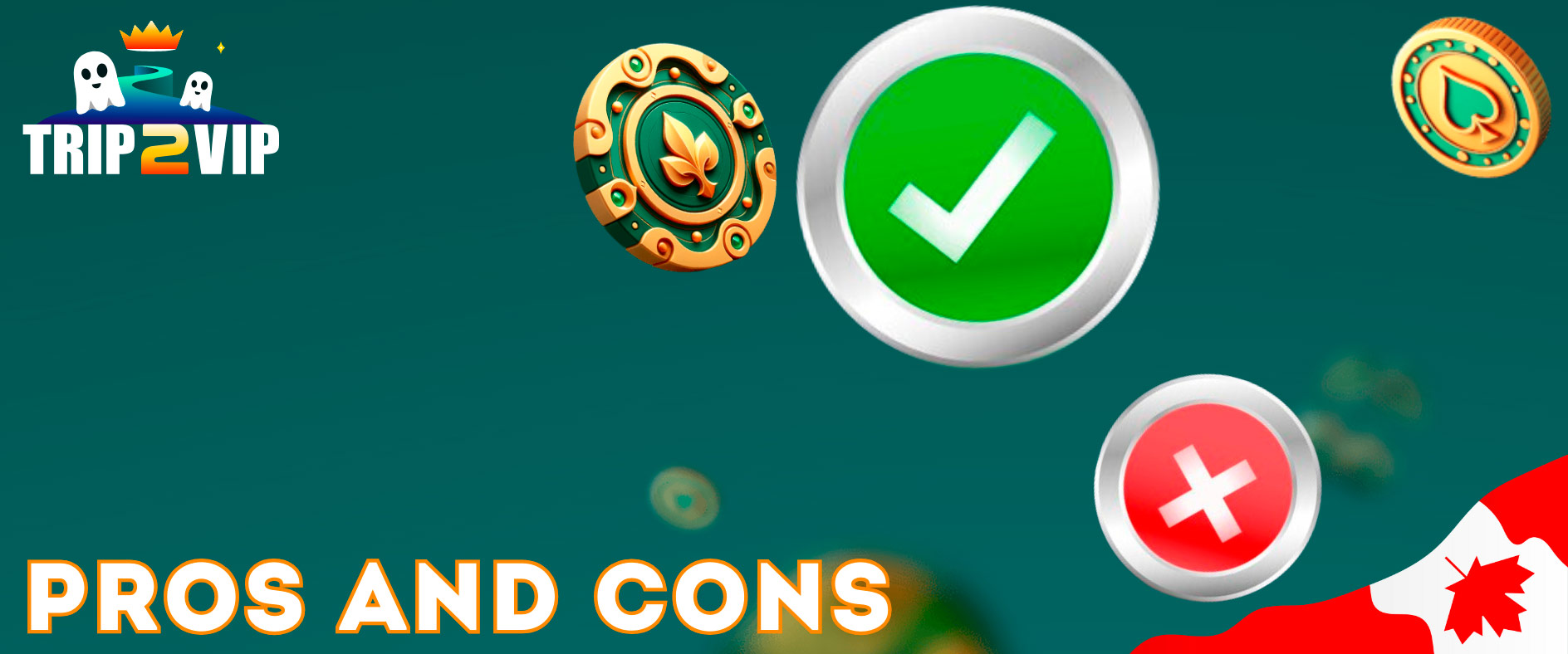 What are the main Trip2Vip casino pros and cons