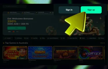 Trip2Vip Australia provides a simple guide with detailed steps on how to start playing on the platform and create your account 1