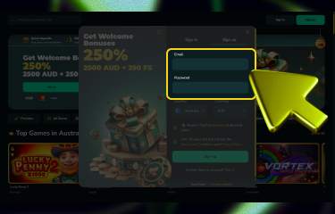 Trip2Vip Australia provides a simple guide with detailed steps on how to start playing on the platform and create your account 2