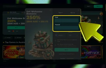 Trip2Vip Australia provides a simple guide with detailed steps on how to start playing on the platform and create your account 2