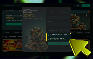 Trip2Vip Australia provides a simple guide with detailed steps on how to start playing on the platform and create your account 4