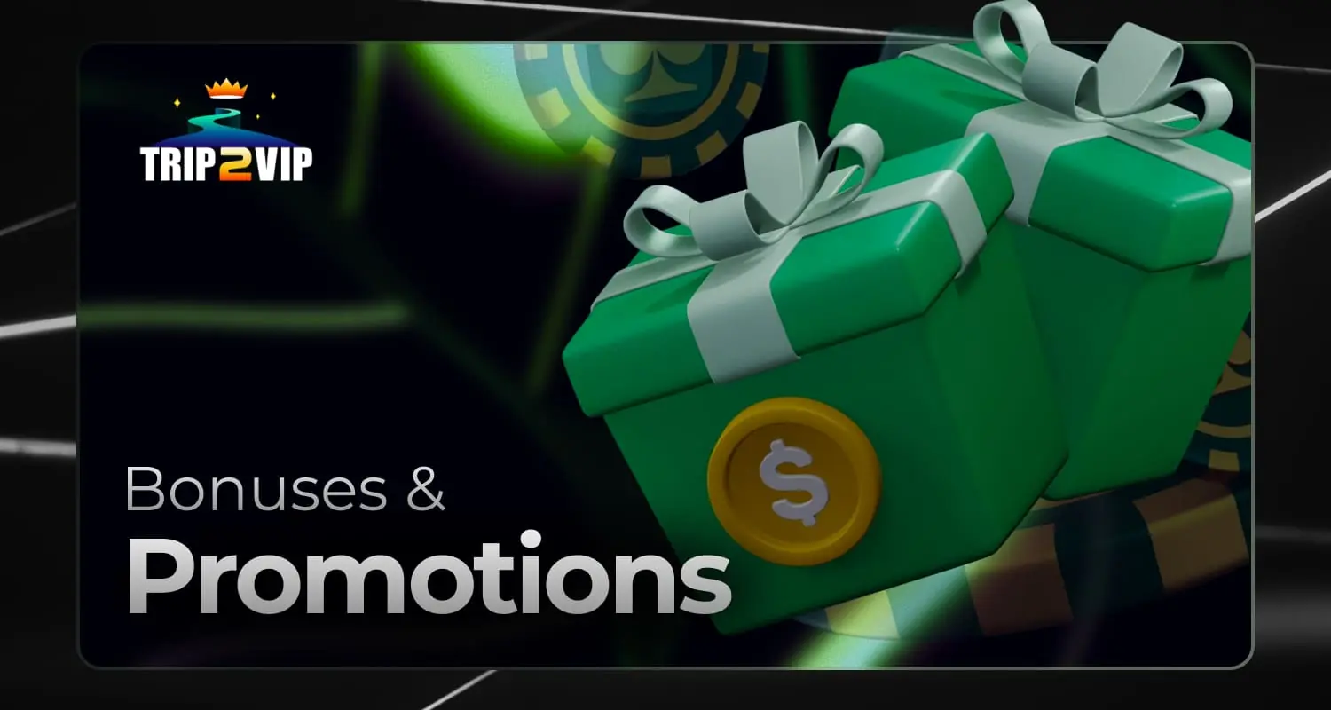 Trip2Vip Australia detailed information about the extensive bonus program and promotional offers on the platform